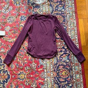 Women's Purple Long Sleeve Top
